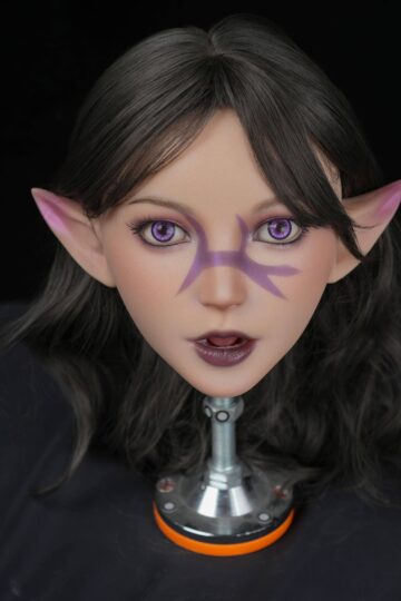 Small Imperfections: Single Silicone Elf Doll Head (No. 1)