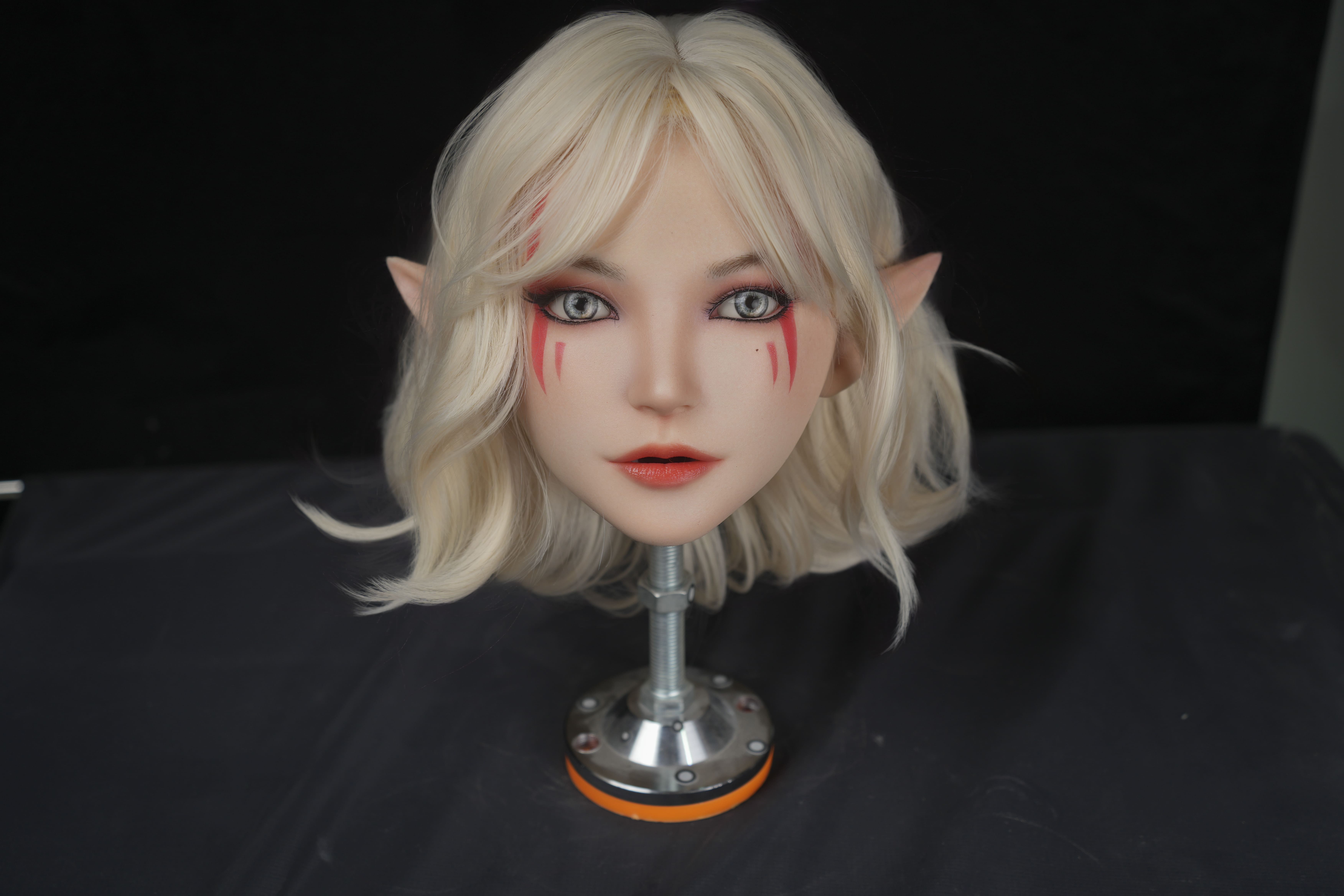 Small Imperfections: Single Silicone Elf Doll Head (No. 3)