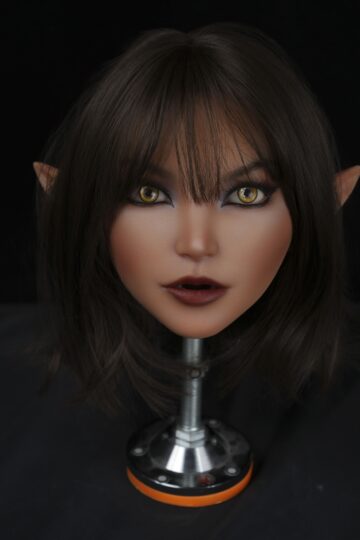 Small Imperfections: Single Silicone Elf Doll Head (No. 4)