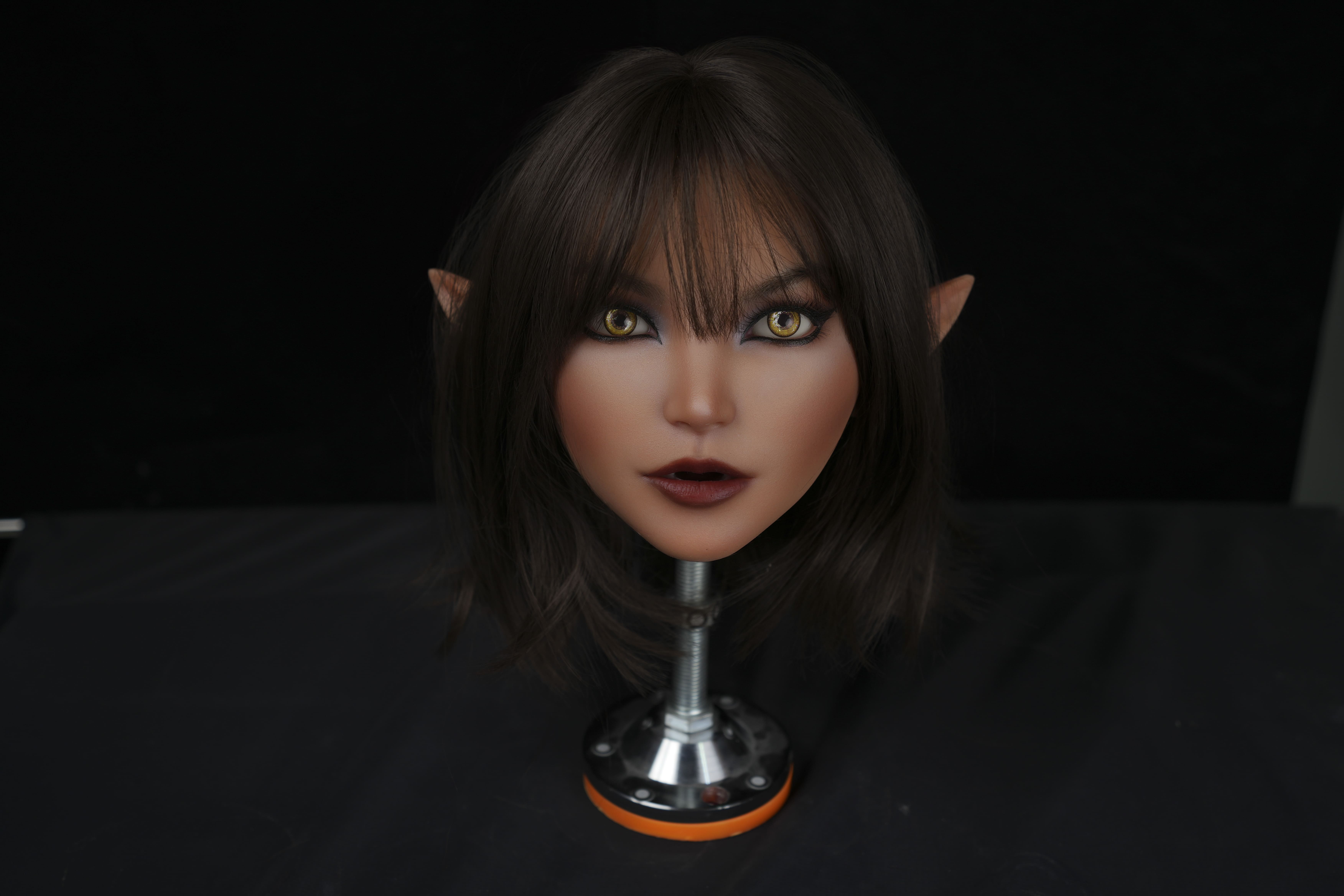 Small Imperfections: Single Silicone Elf Doll Head (No. 4)