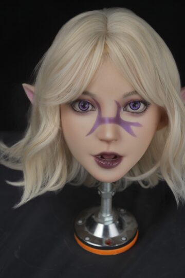 Small Imperfections: Single Silicone Elf Doll Head (No. 5)