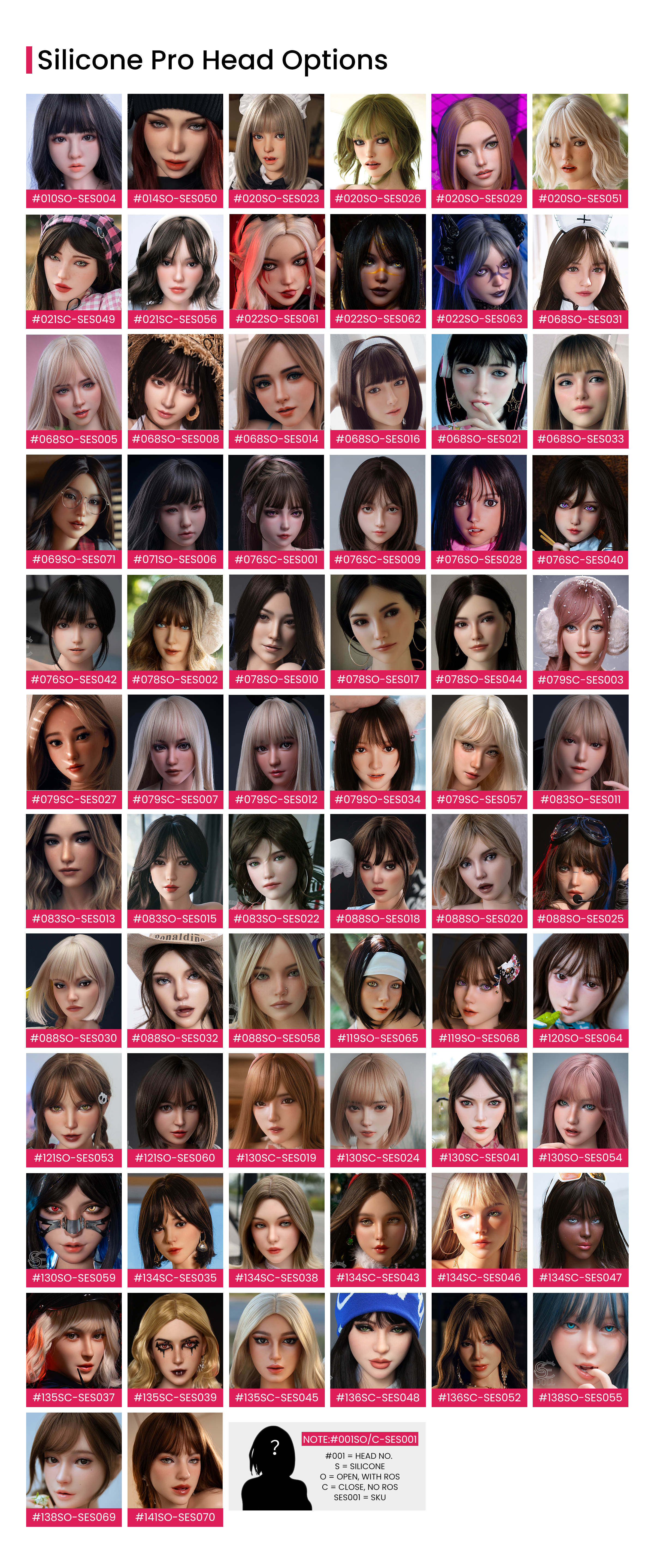 Silicone Pro Head Options250704更新